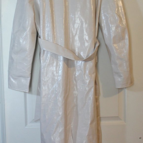 Topshop White Trench Coat Size 14 - Picture 2 of 6